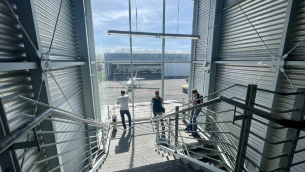 Smoking room at Nuremberg Airport (NUE)